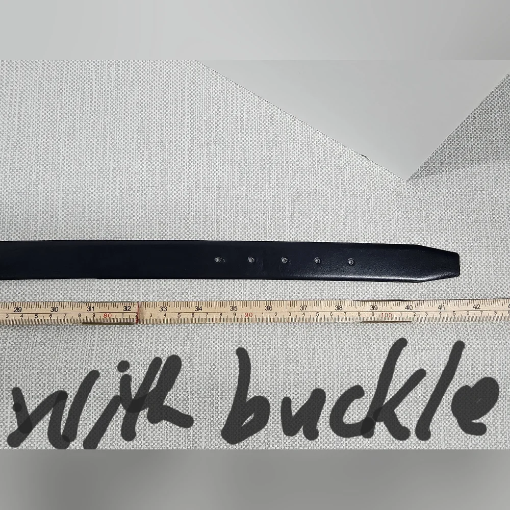 Dior Vintage Size 34 reversible leather belt black brown
